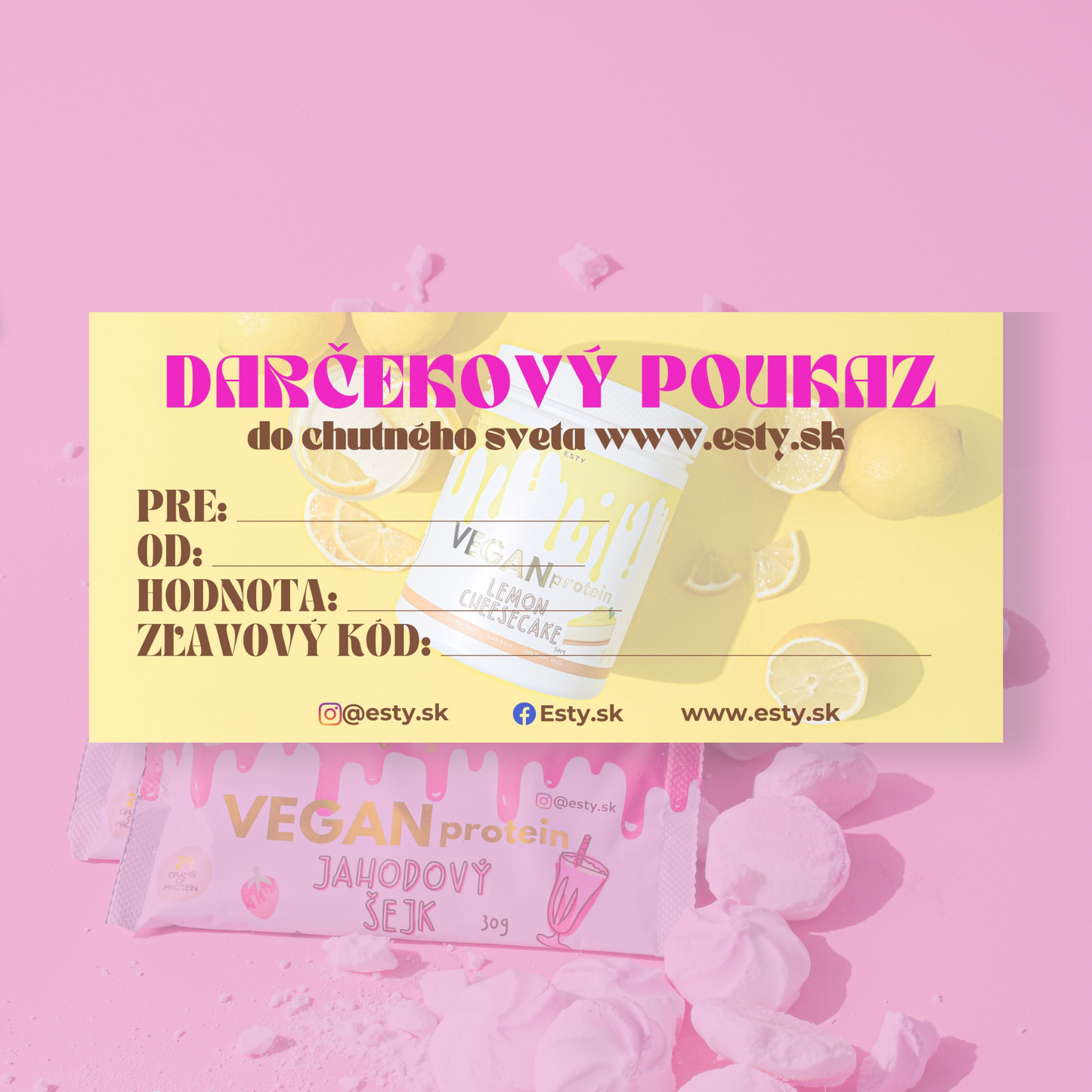 Darčekový poukaz ESTY